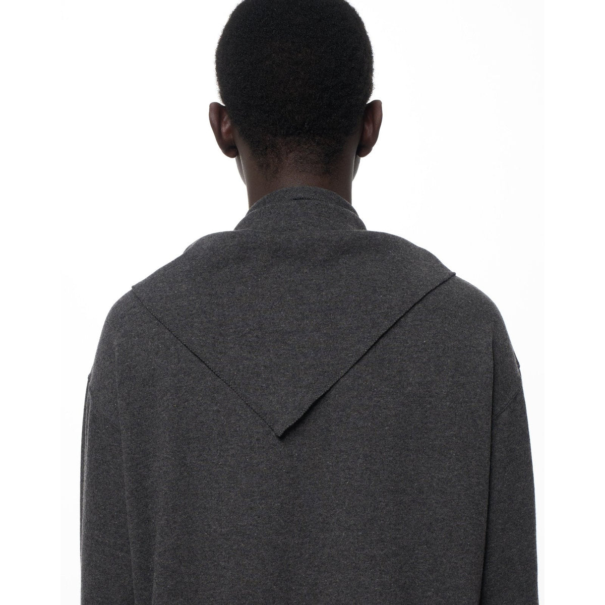 Super 180s Milled Wool Jersey / Triangle Scarf