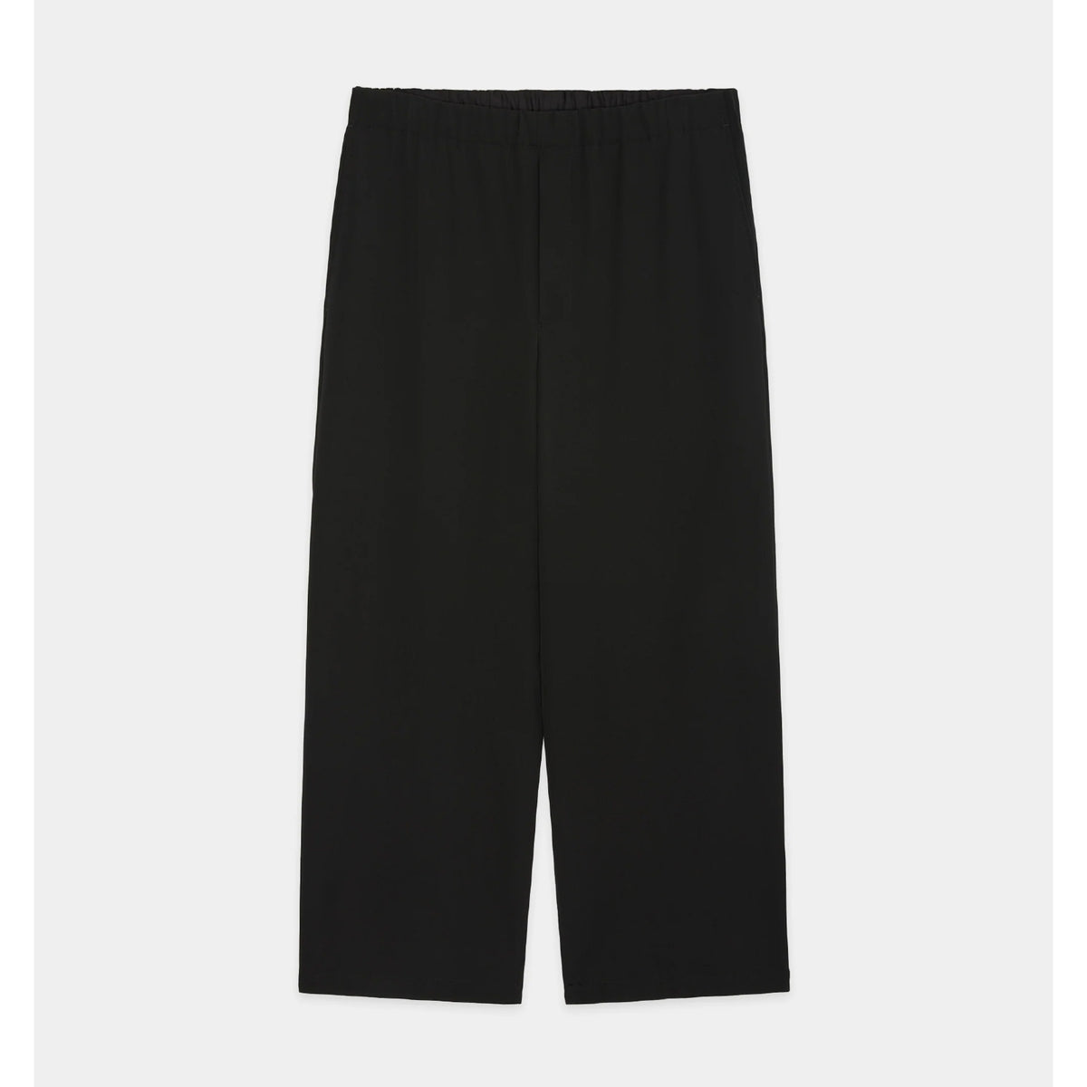 Wool Gabardine Washer Tumbler / Wide Cylinder Fit Easy Pants