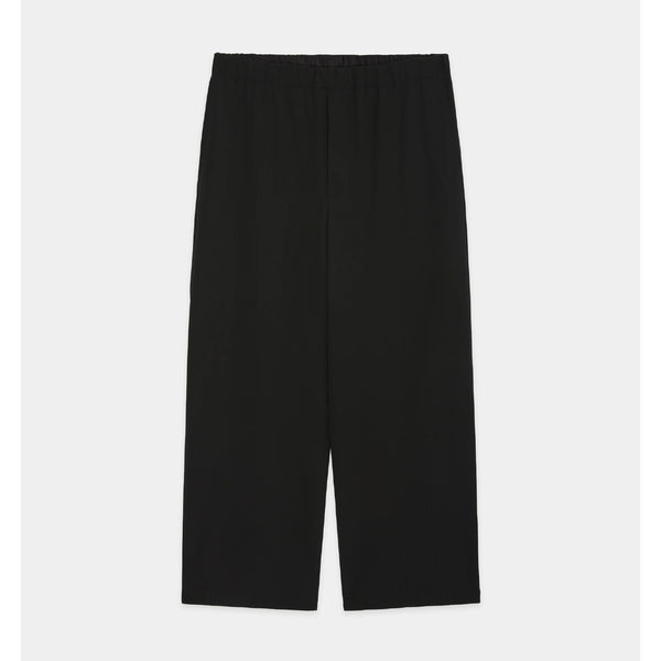 Wool Gabardine Washer Tumbler / Wide Cylinder Fit Easy Pants