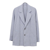 COVERALL JACKET - SEERSUCKER SAX