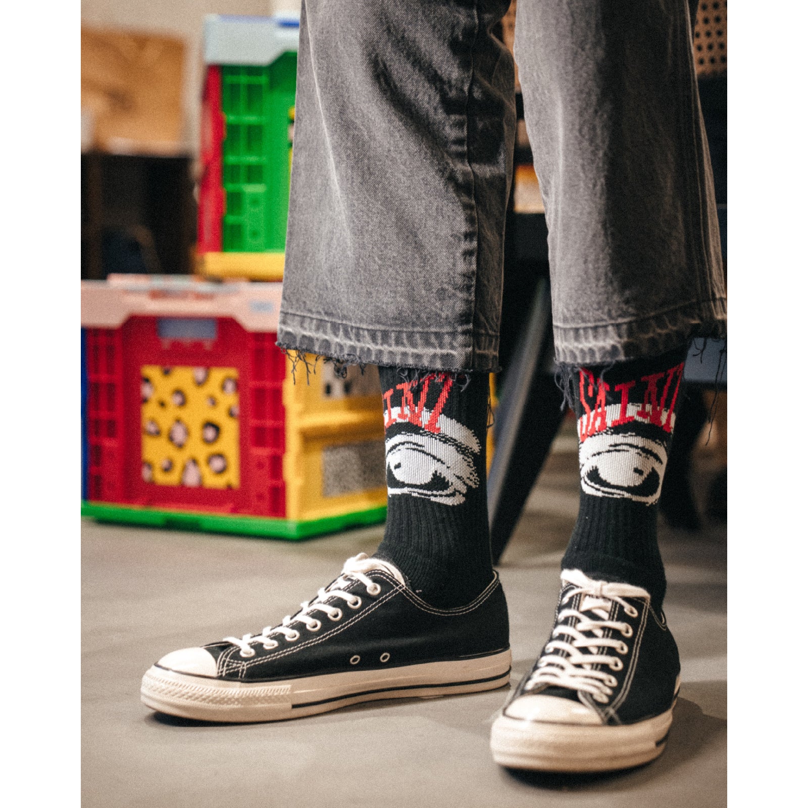 SOCKS / EYE / BLACK | ref. / Web Store