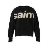 MOHAIR CREW KNIT / SAINT BLACK