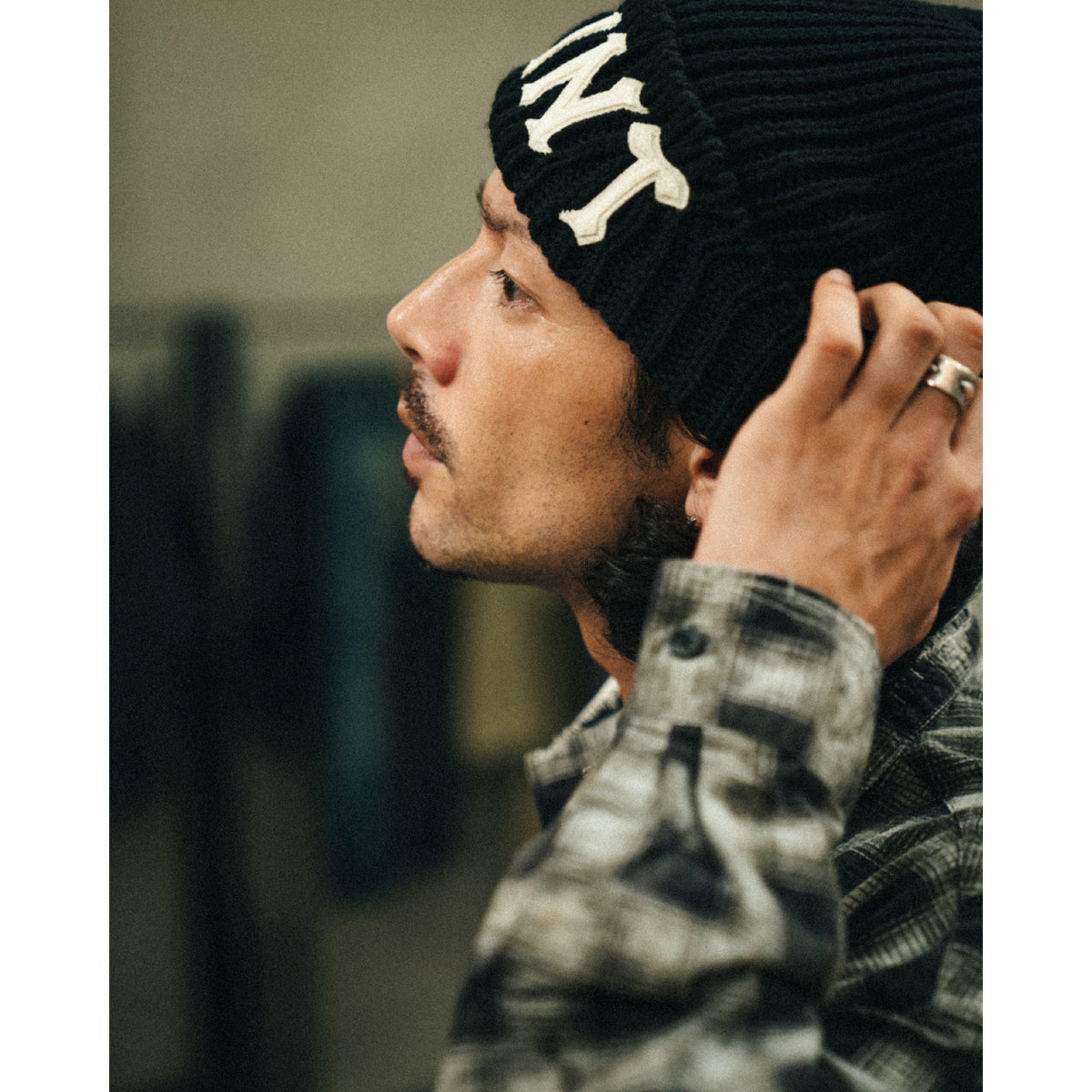 KNIT CAP / SAINT / BLACK
