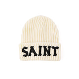 KNIT CAP / SAINT / WHITE WHITE