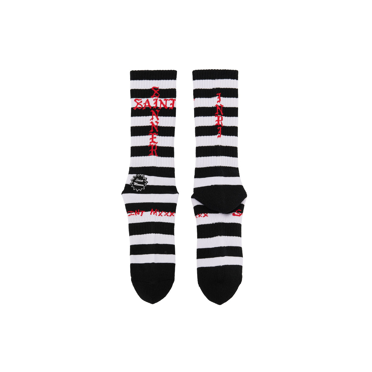 SOCKS / BORDER / BLACK+WHITE