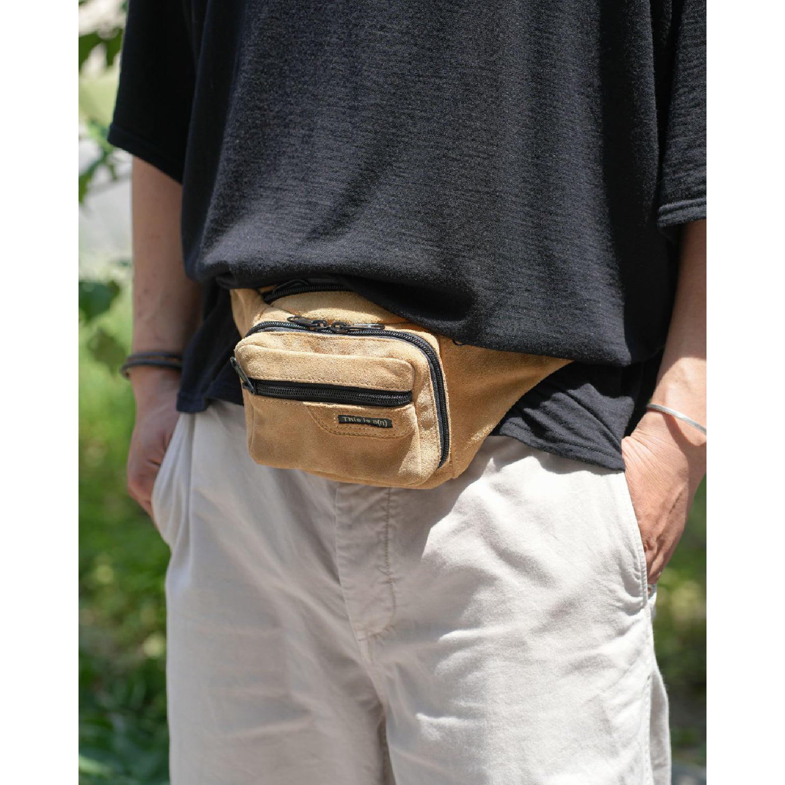 《受注商品》 CF Waist Pack ( Kip Velours )