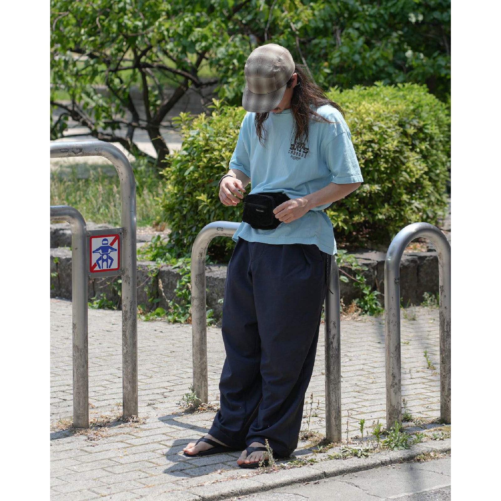 《受注商品》 CF Waist Pack ( Kip Velours )