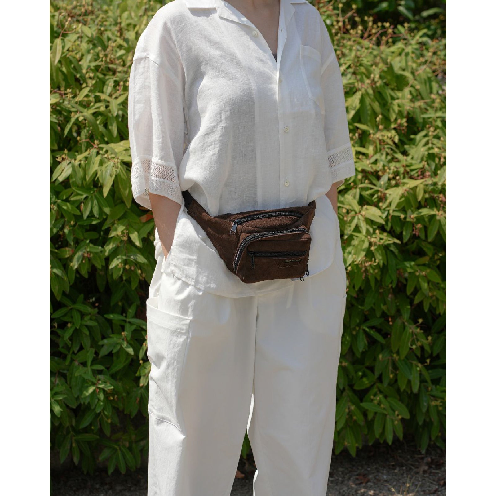 《受注商品》 CF Waist Pack ( Kip Velours )