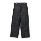 Double Knee Pants in Japanese Denim Raw Indigo