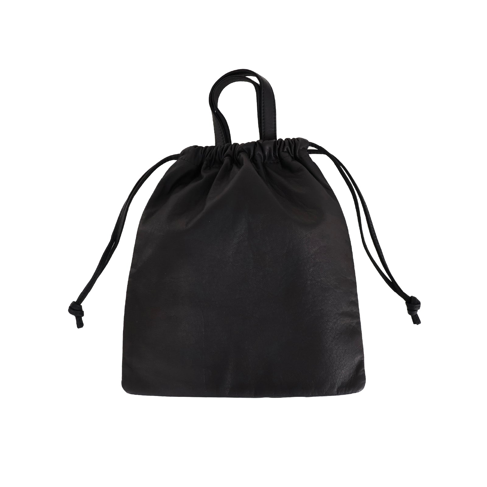 DA114 / DOUBLE FACED DRAWSTRING POUCH + HANDLE M