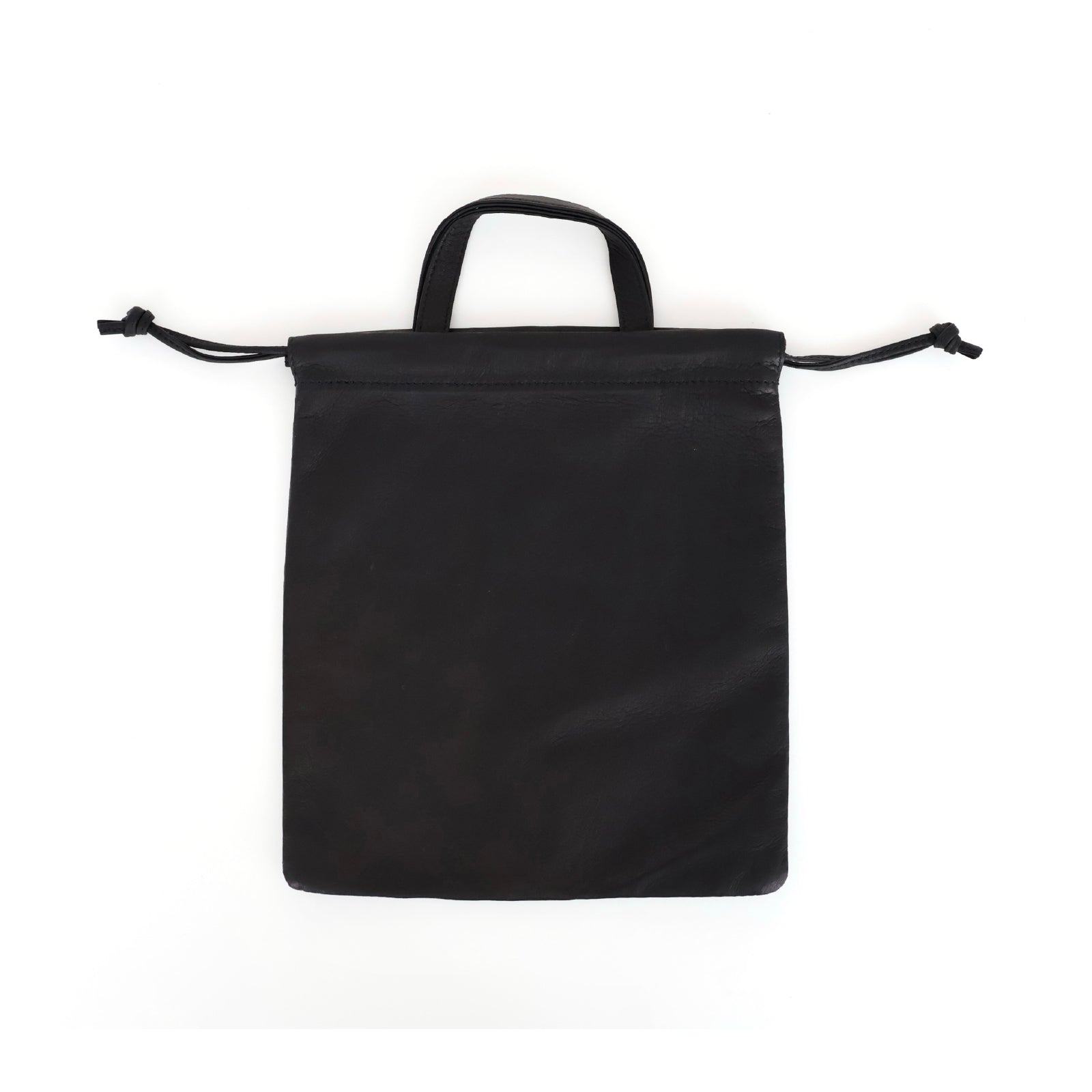 DA114 / DOUBLE FACED DRAWSTRING POUCH + HANDLE M