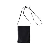 DA84 / DOUBLE FACED THIN SHOULDER MINI BLACK