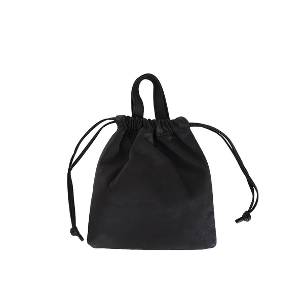 DA113 / DOUBLE FACED DRAWSTRING POUCH + HANDLE S
