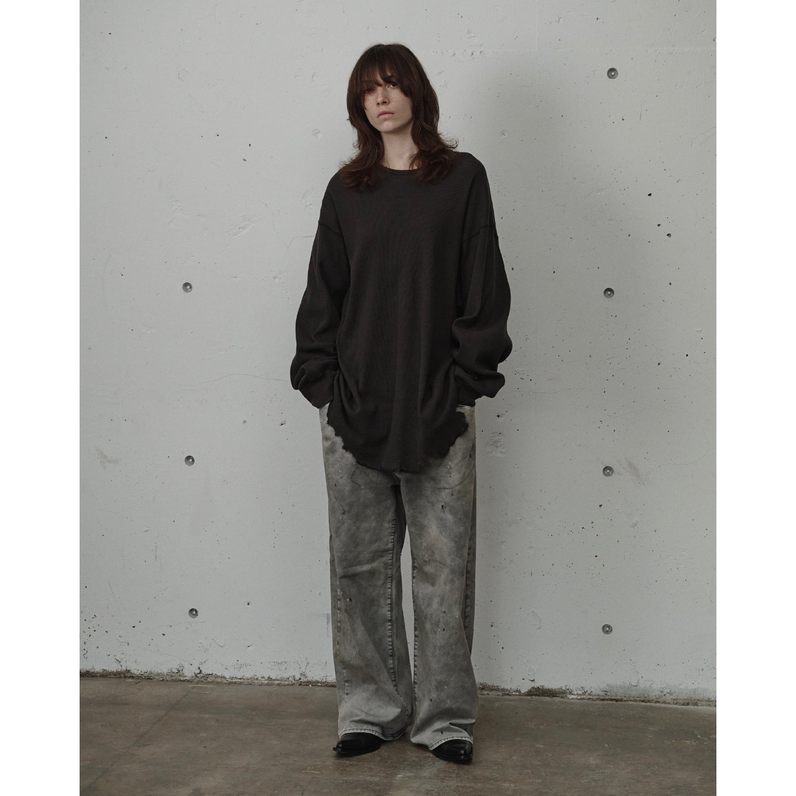 CHINO WIDE SLACKS