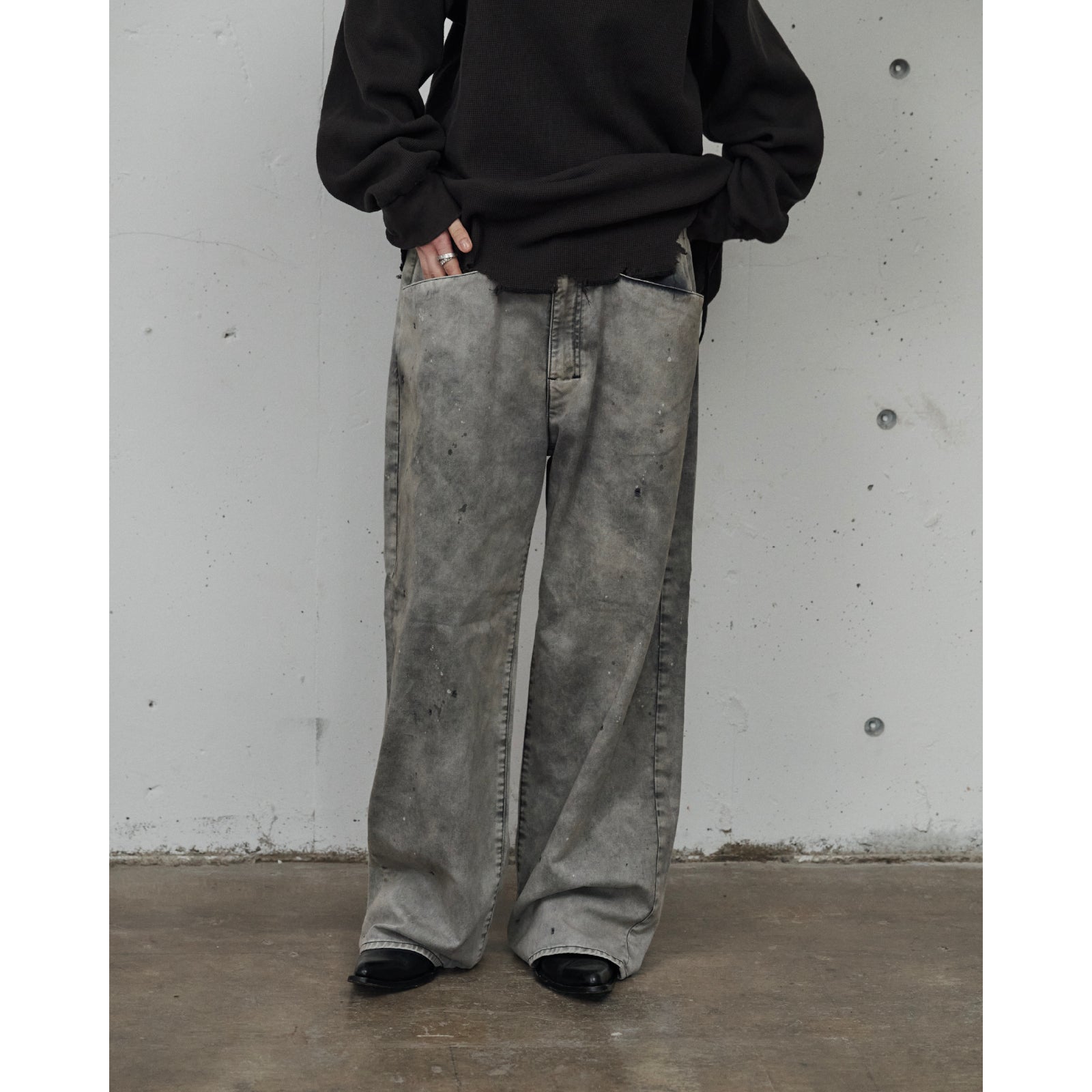 CHINO WIDE SLACKS