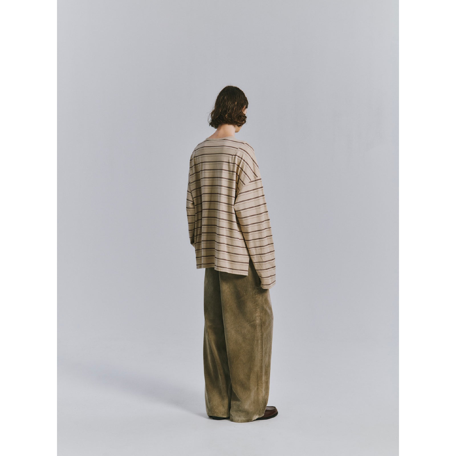 BORDER LS T-SHIRT