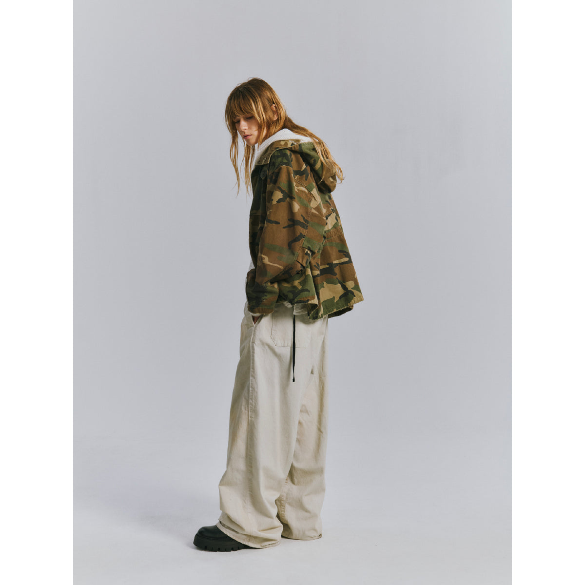 CAMO OVER HOODIE