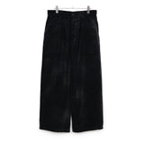 AGING CORDUROY BAKER PANTS BLACK