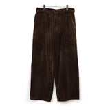 AGING CORDUROY BAKER PANTS BROWN