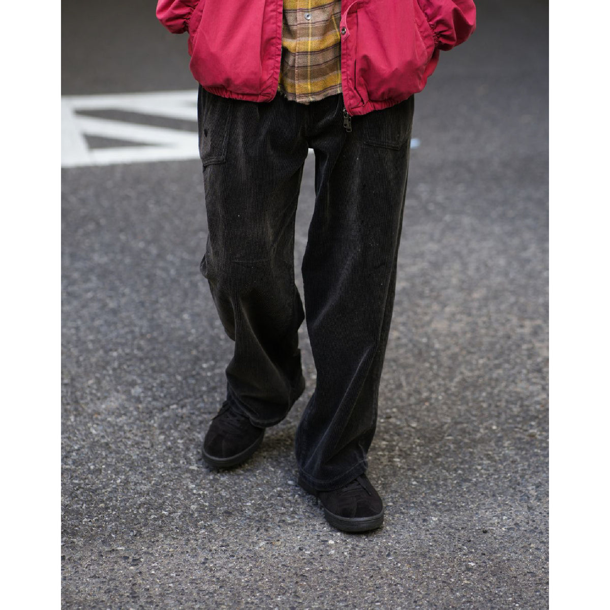 AGING CORDUROY BAKER PANTS