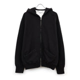ZIP UP HOODIE BLACK