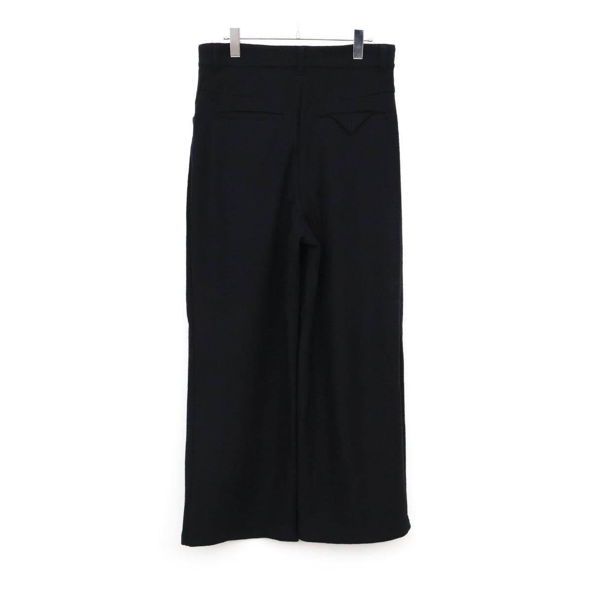 WOOL CUT WIDE TUCK SLACKS