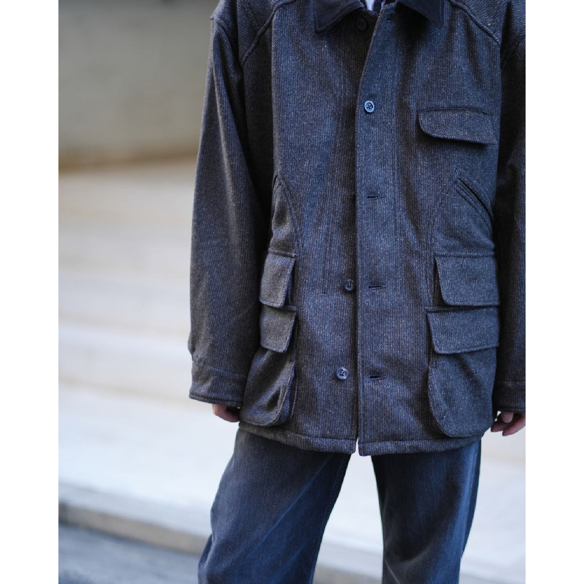 WOOL BLANKET HUNTING JACKET