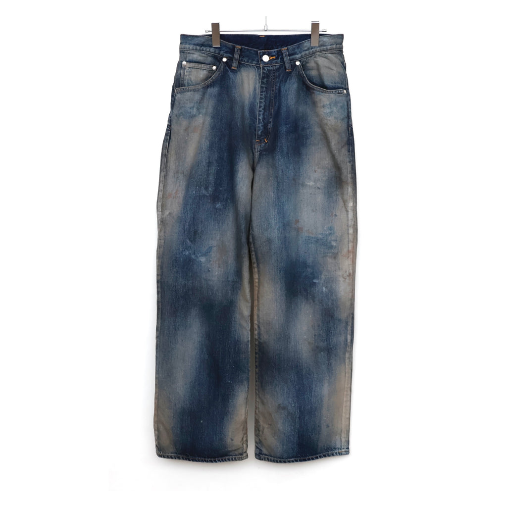 AGING MIDDLE STRAIGHT 5P DENIM PANTS