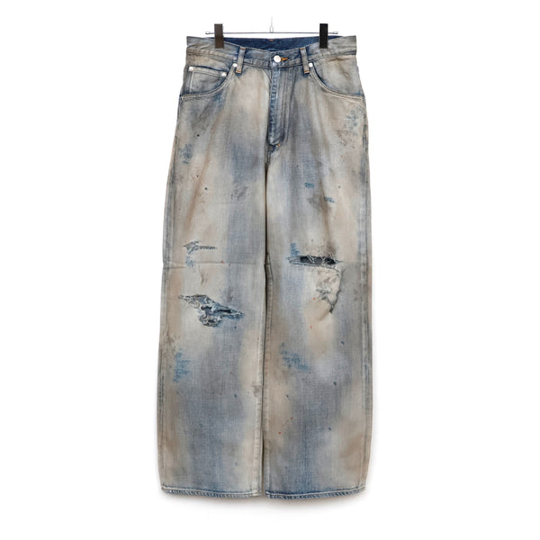 CRASH MIDDLE STRAIGHT 5P DENIM PANTS - ref. / Web Store