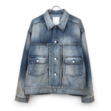 AGING DENIM JACKET D.INDIGO