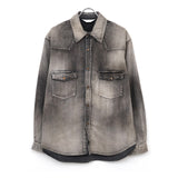 DENIM WESTERN SHIRT BLACK