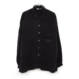 EMBROIDERED SOUVENIR SHIRT BLACK