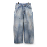 AGING STRAIGHT 5P DENIM PANTS INDIGO