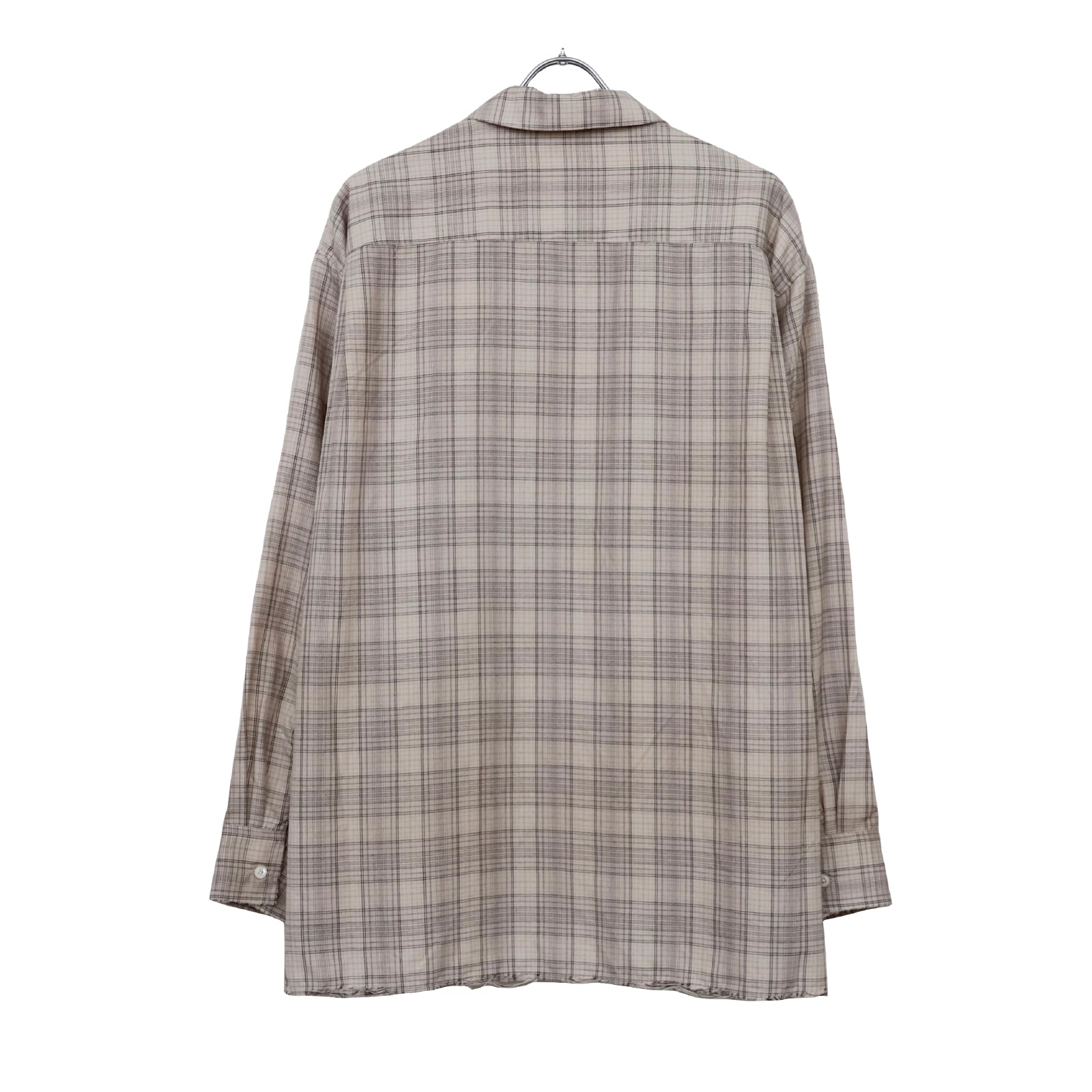 AGING RAYON CHECK SHIRT