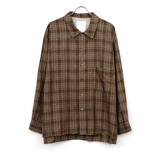AGING RAYON CHECK SHIRT
