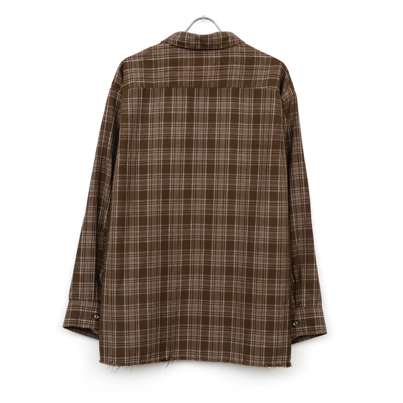 AGING RAYON CHECK SHIRT