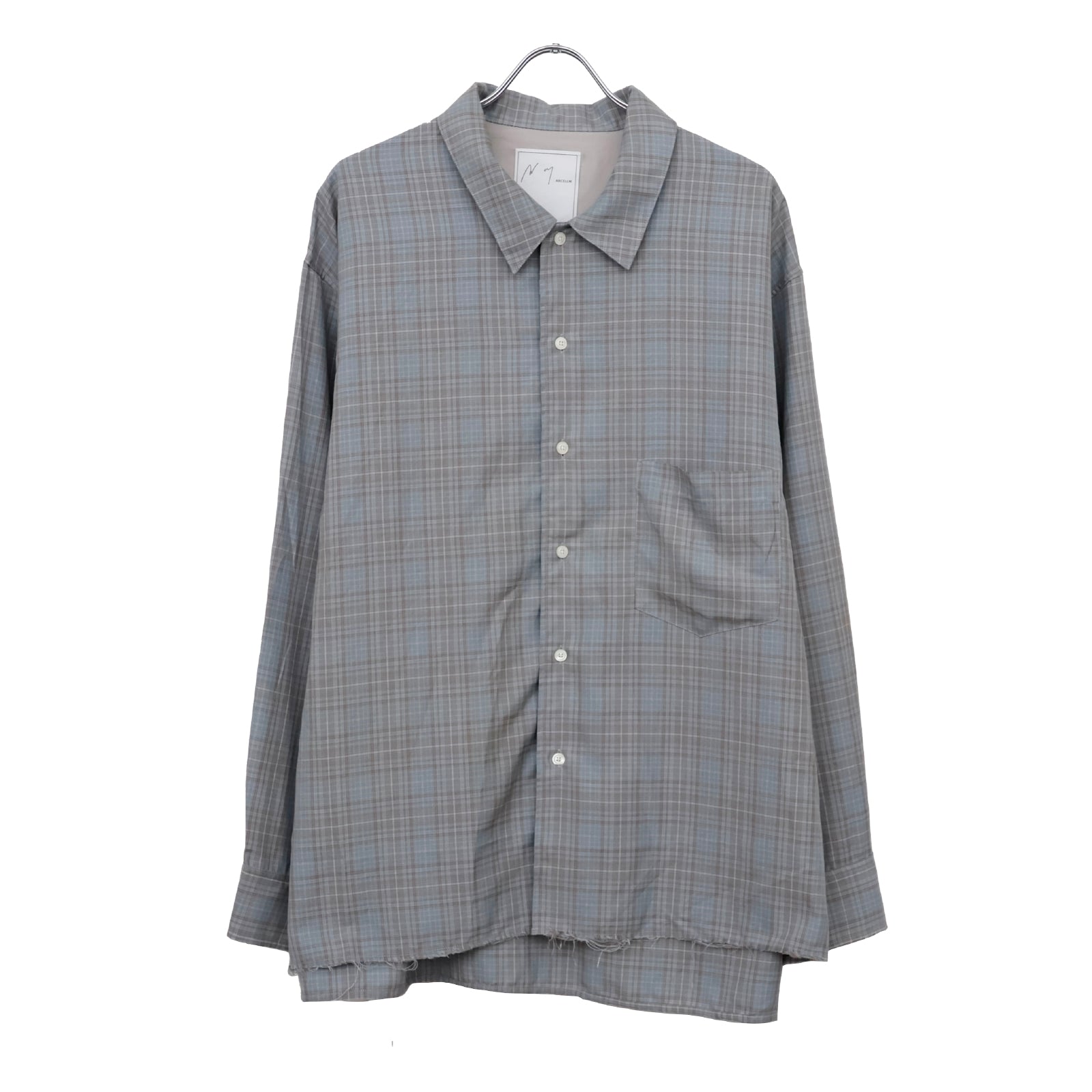 AGING RAYON CHECK SHIRT