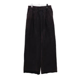 AGING LACE DOUBLE PANEL SLACKS BLACK
