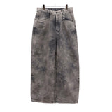 CHINO WIDE SLACKS BLACK
