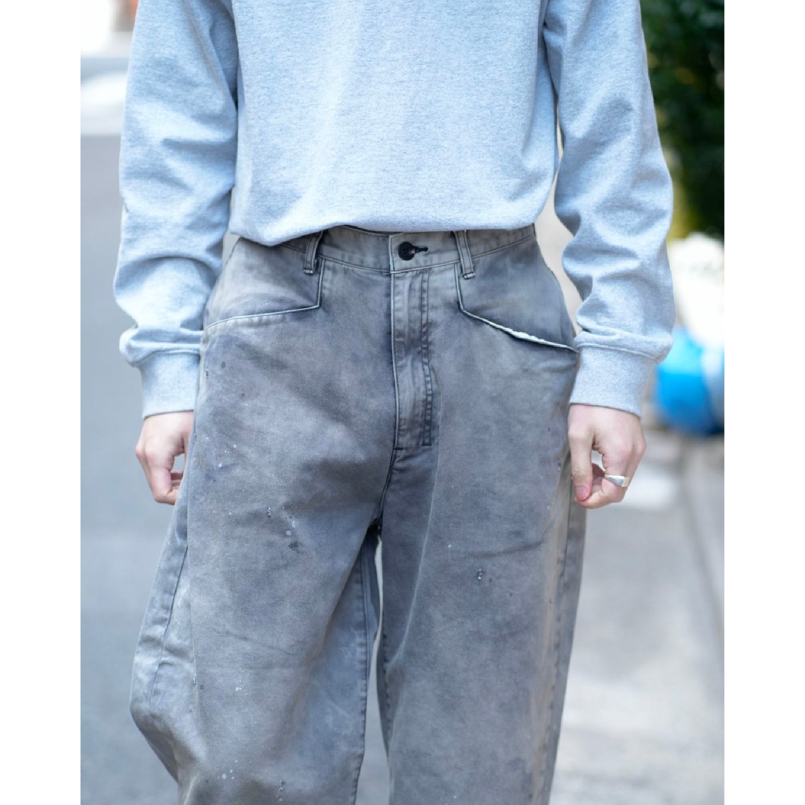 CHINO WIDE SLACKS