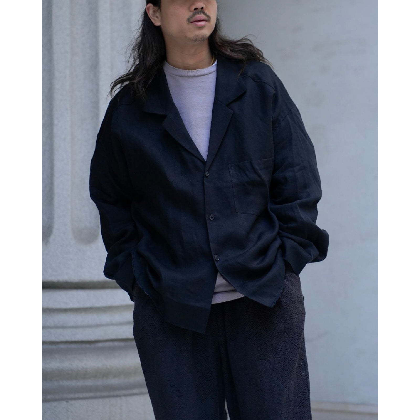 100/S LINEN TAILORED SHIRT