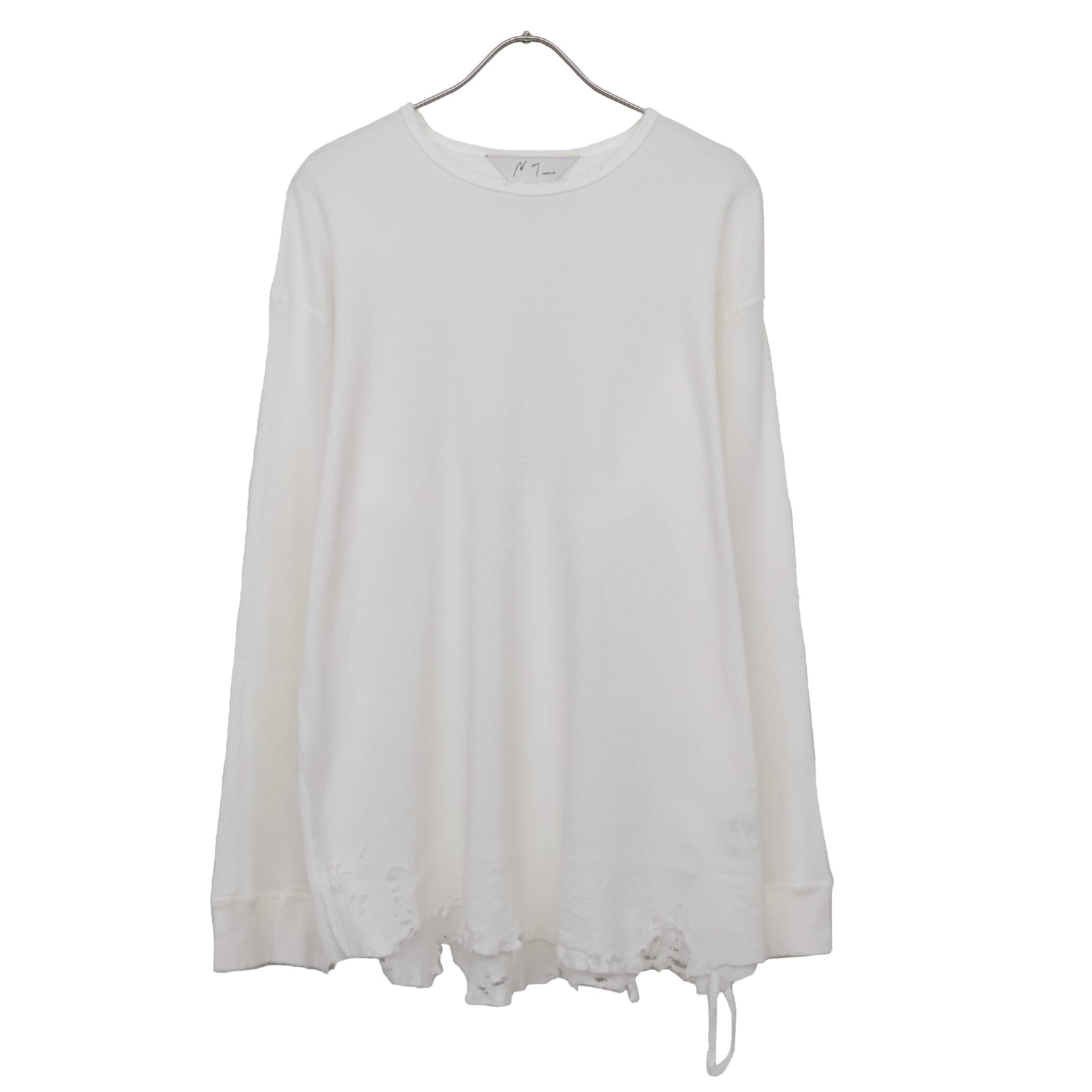 DAMAGE WAFFLE CREW LS T-SHIRT
