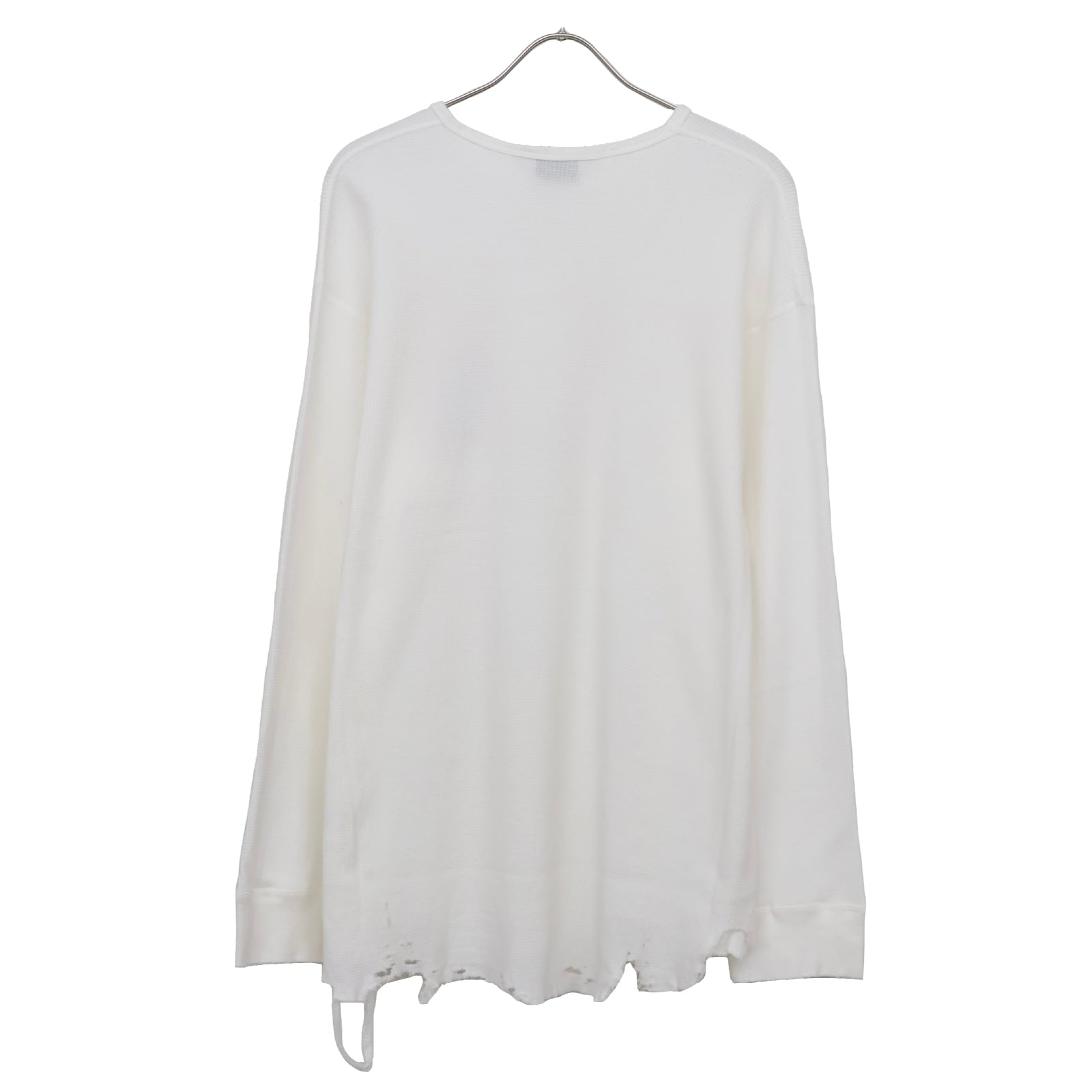 DAMAGE WAFFLE CREW LS T-SHIRT
