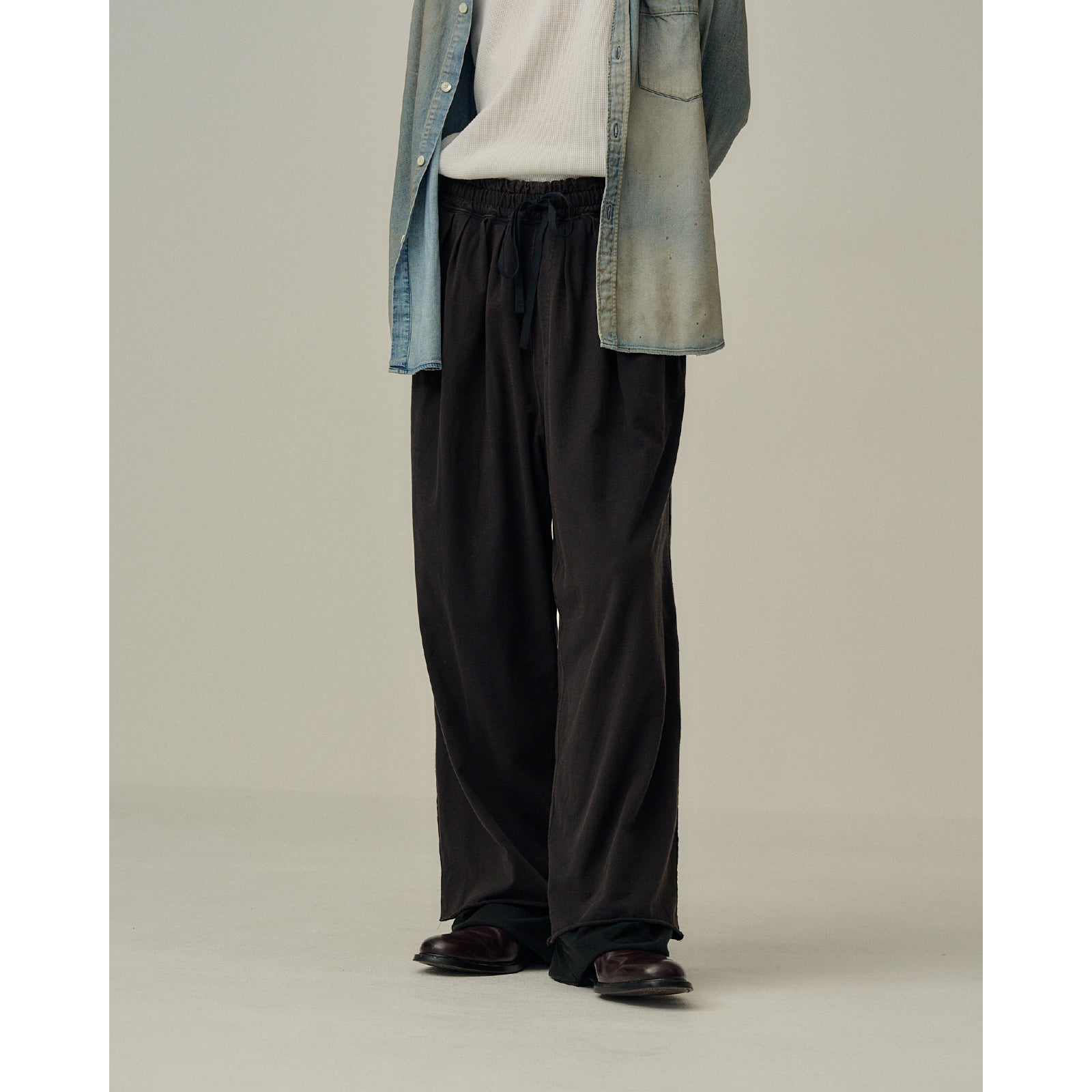 DRAPE WIDE EASY CUT SLACKS