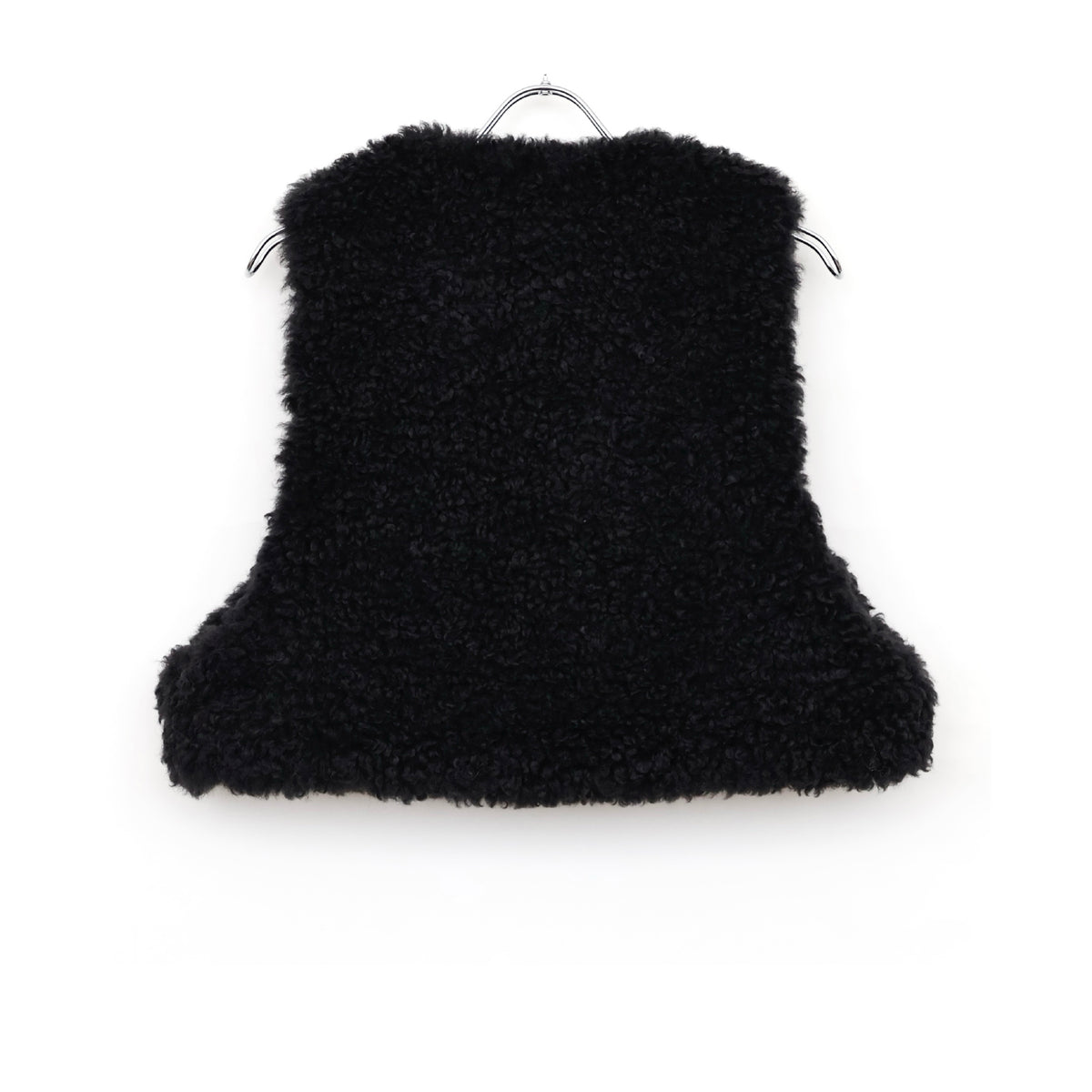FAUX SHEARLING CROPPED VEST