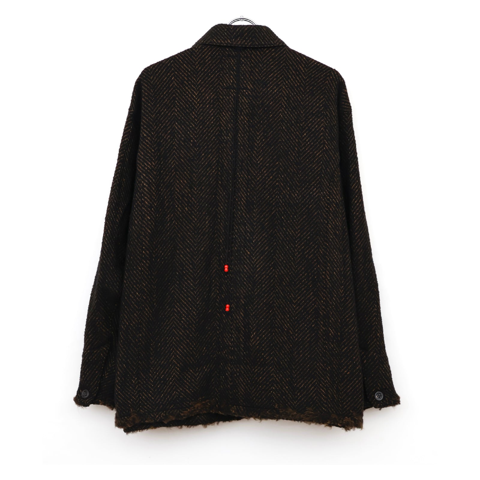 DAMAGE WOOL HERRINGBONE COVER ALL