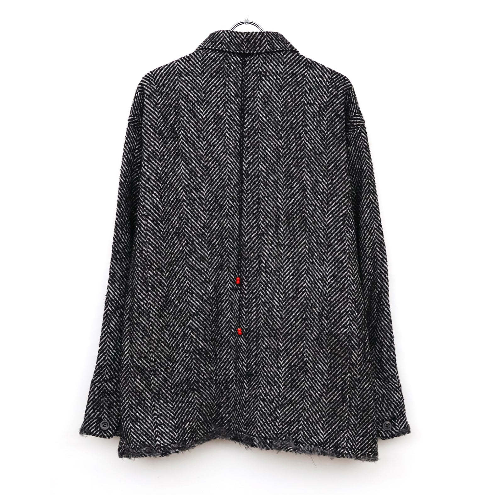 DAMAGE WOOL HERRINGBONE COVER ALL