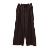 2TUCK SWEAT PANTS BROWN