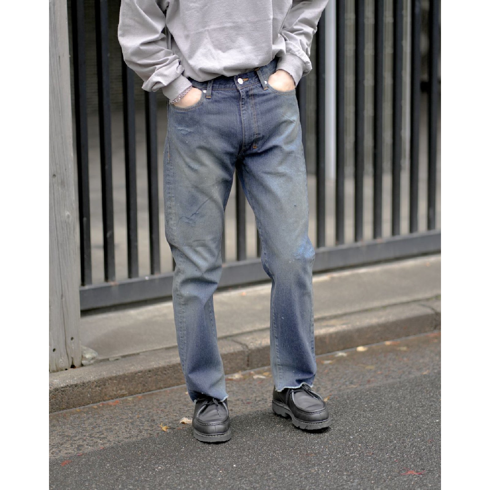 07 SLIM STRAIGHT 5P DENIM PANTS | ref. / Web Store