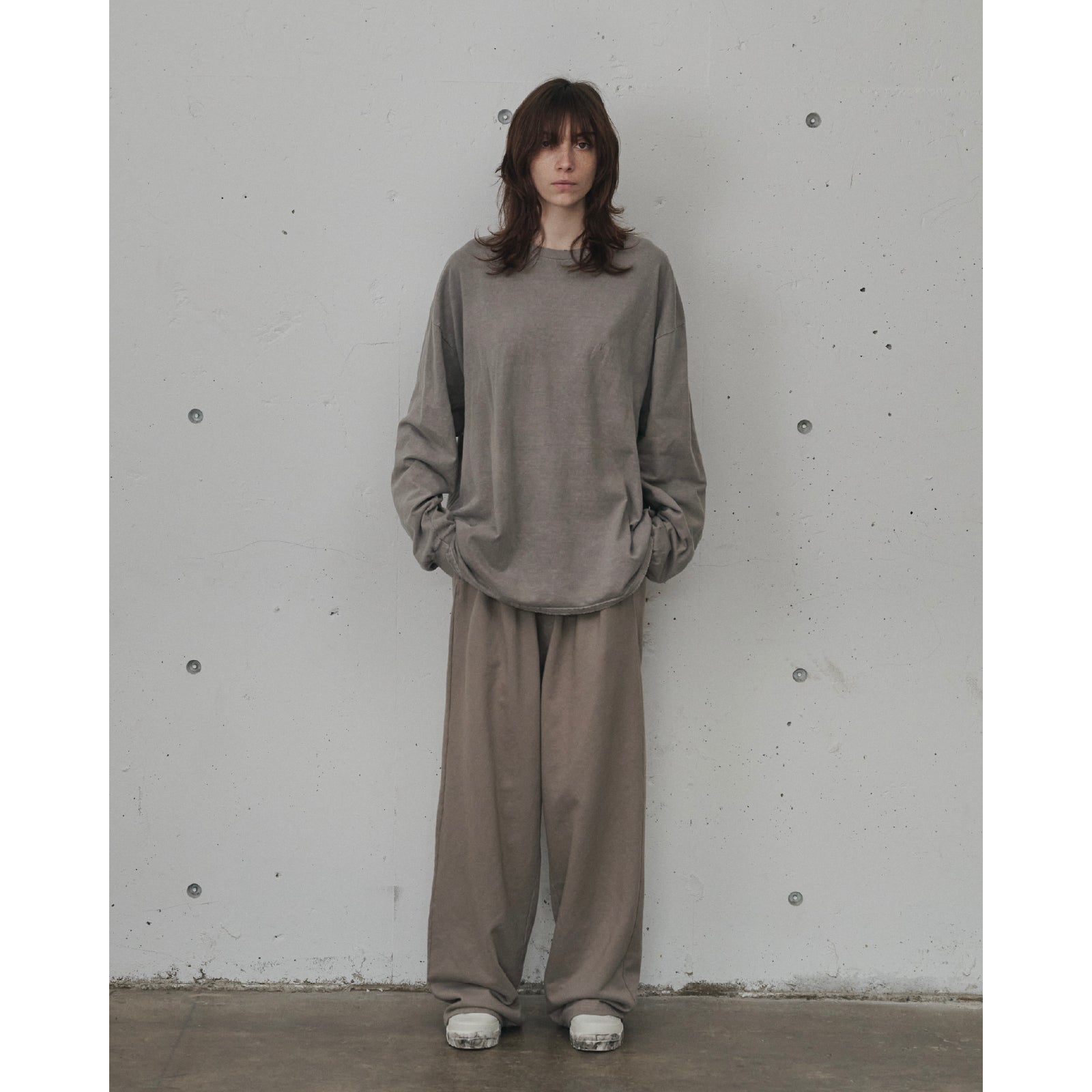 EMBROIDERY DYED LS